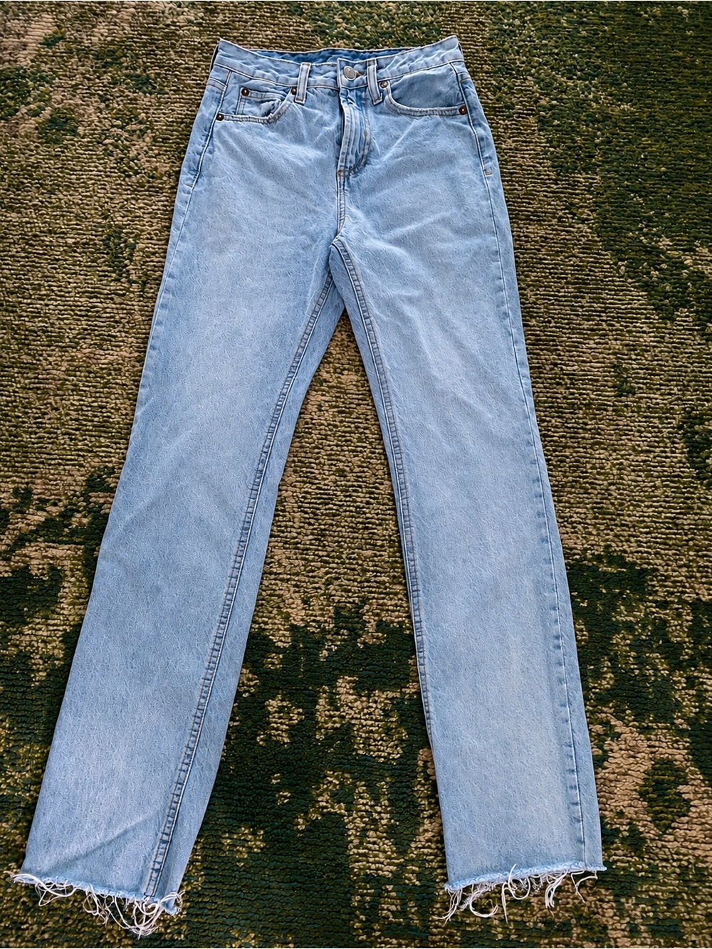 Gianni Bini Light Blue Straight-Leg Jeans